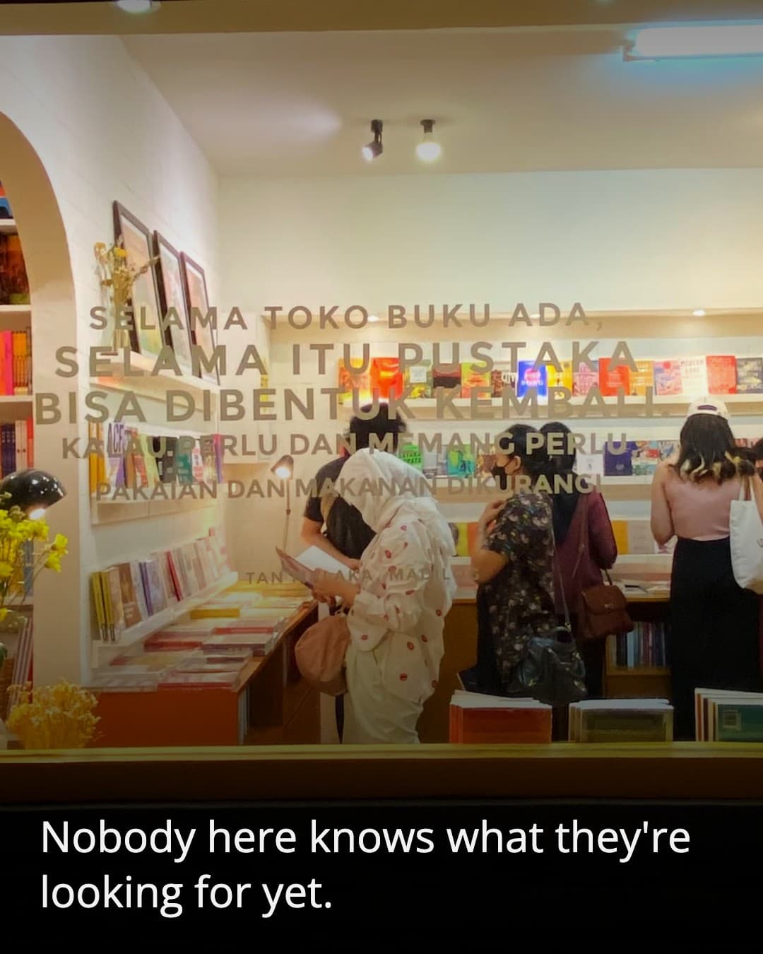 POST Bookshop interior