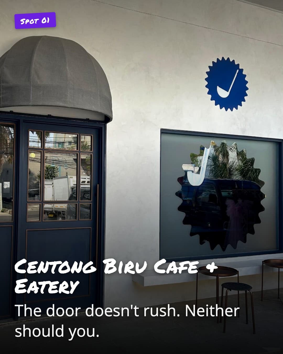 Centong Biru Cafe & Eatery entrance