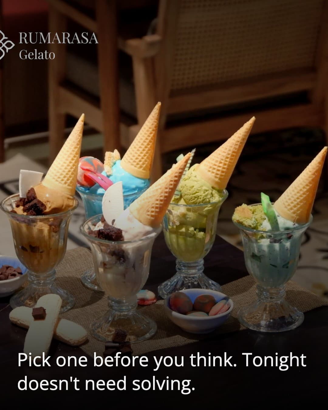 Rumarasa Nusantara gelato display