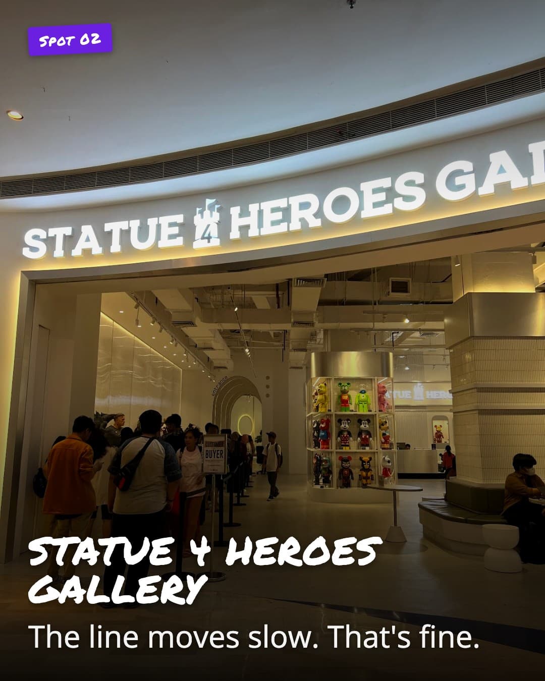 STATUE 4 HEROES GALLERY entrance