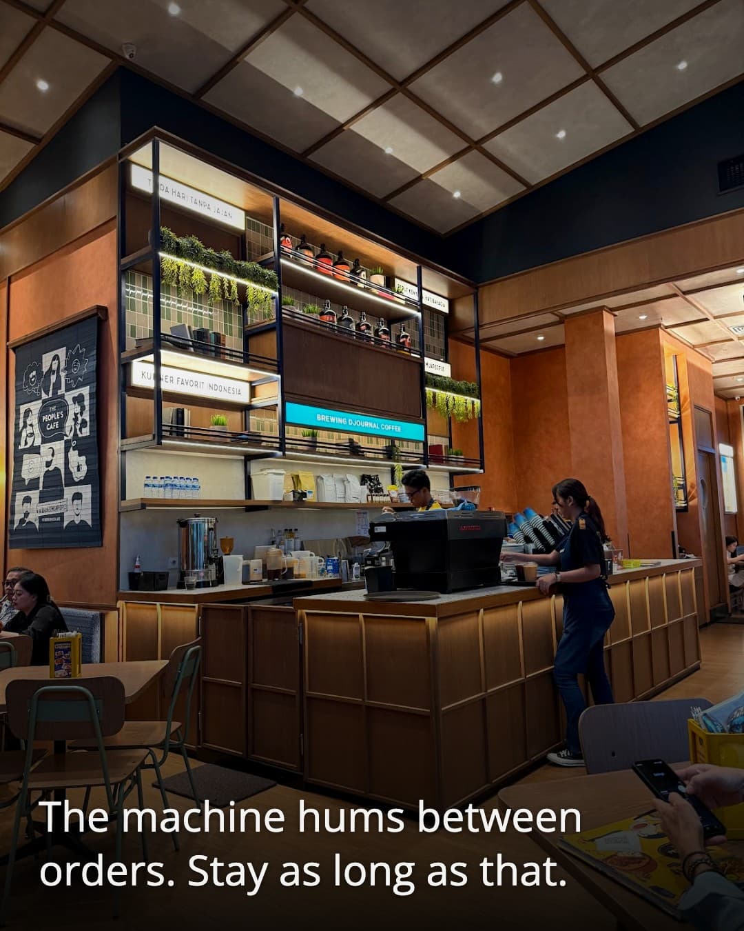The People's Cafe Setiabudi One counter
