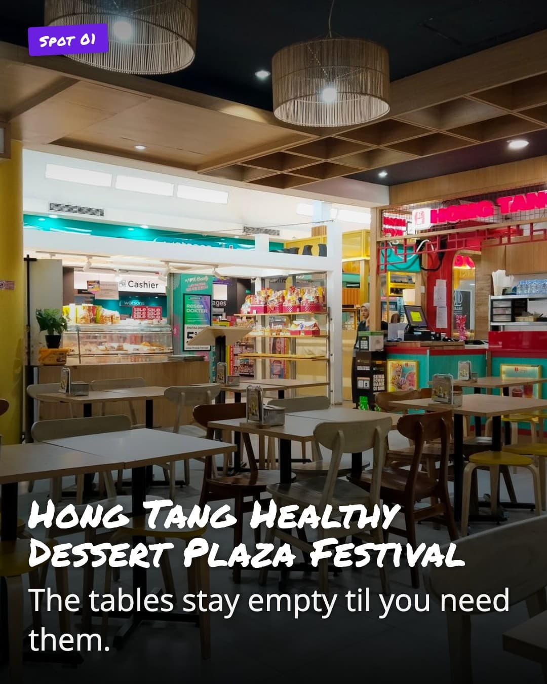 Hong Tang Healthy Dessert seating