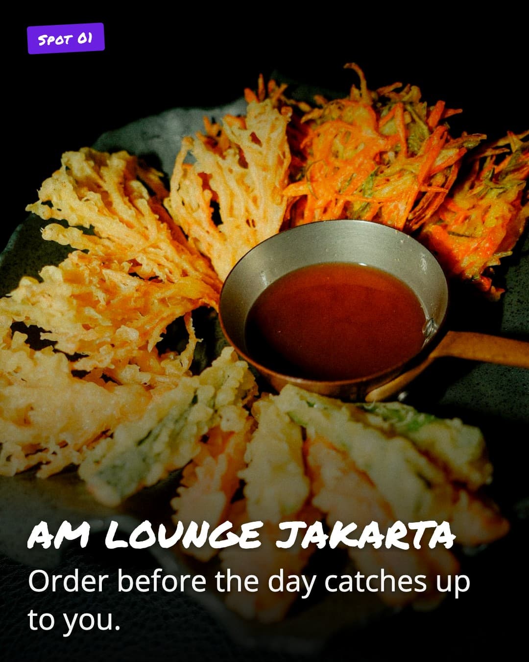 AM Lounge Jakarta fritters