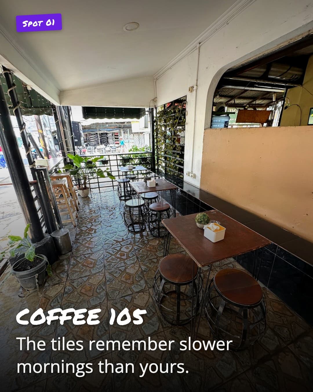 COFFEE 105 terrace tiles