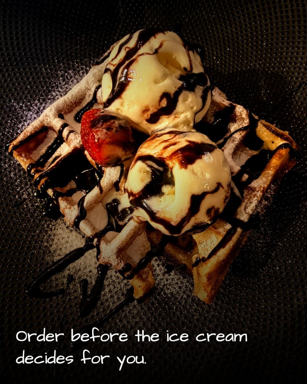 Mattea Social Space - Blok M ice cream waffle dessert