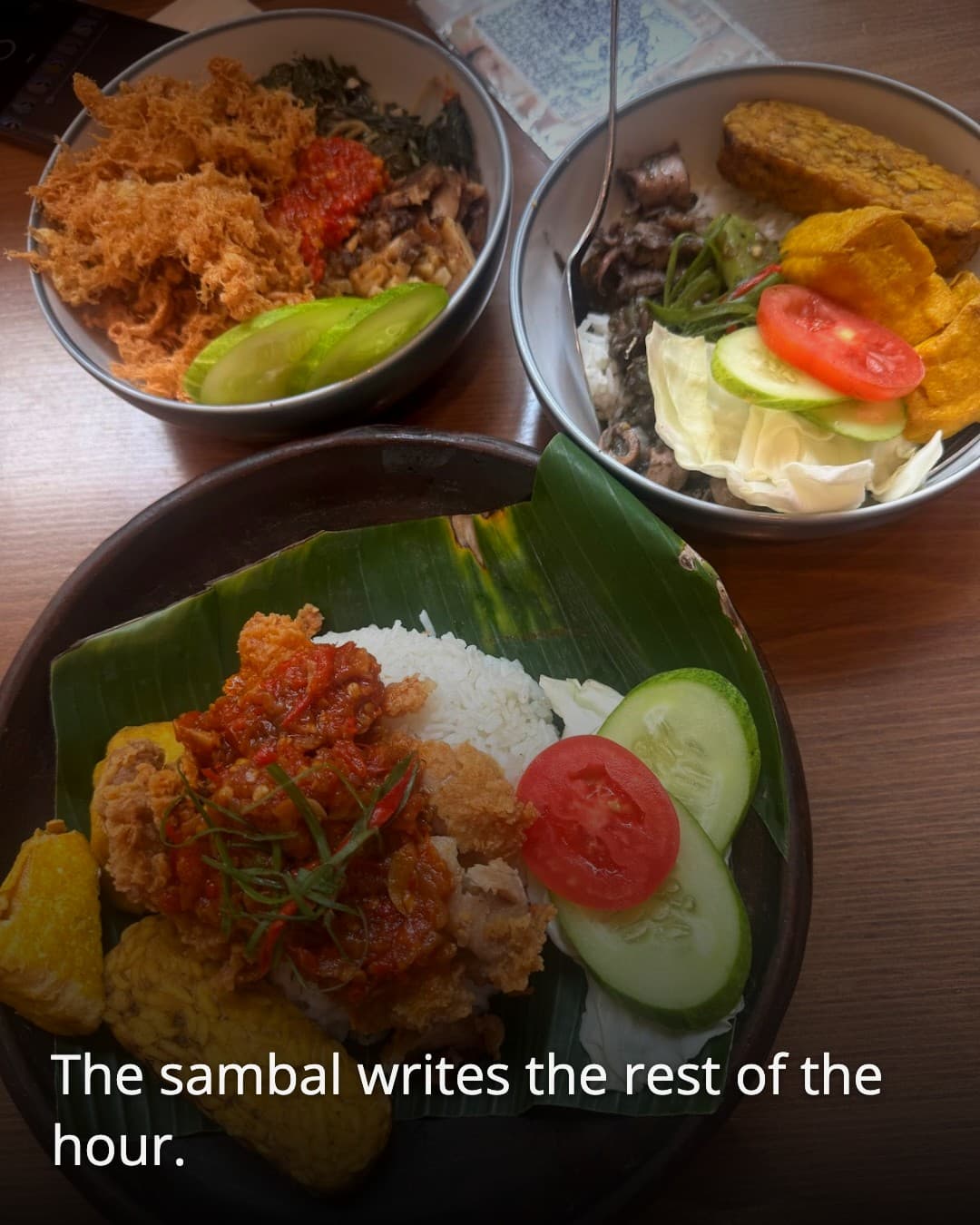 The People's Cafe Setiabudi One nasi campur
