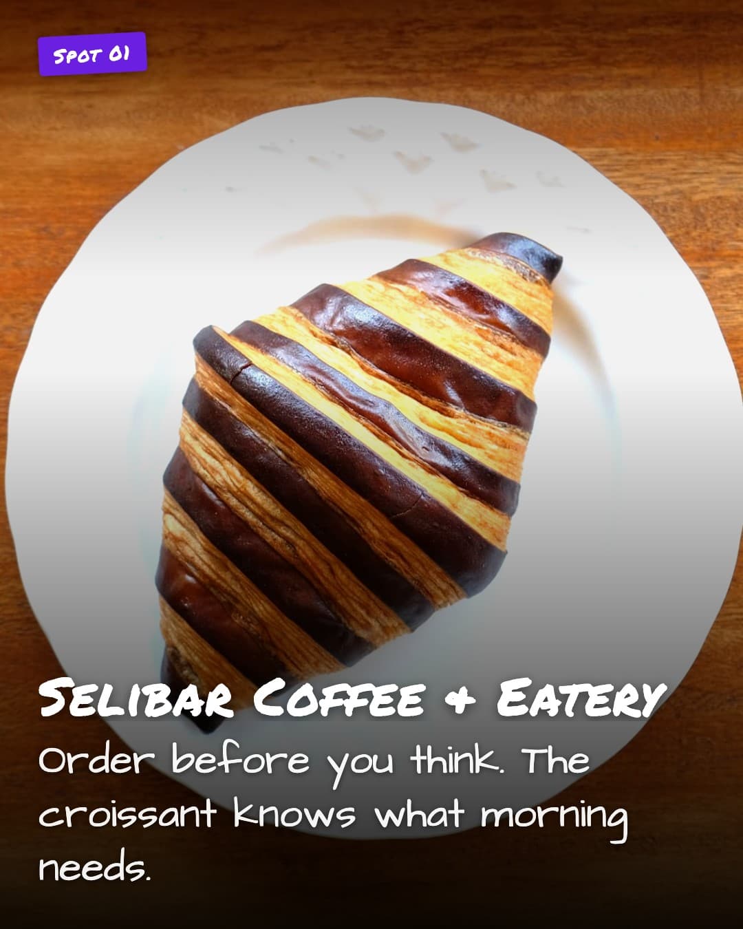 Selibar Coffee & Eatery chocolate croissant