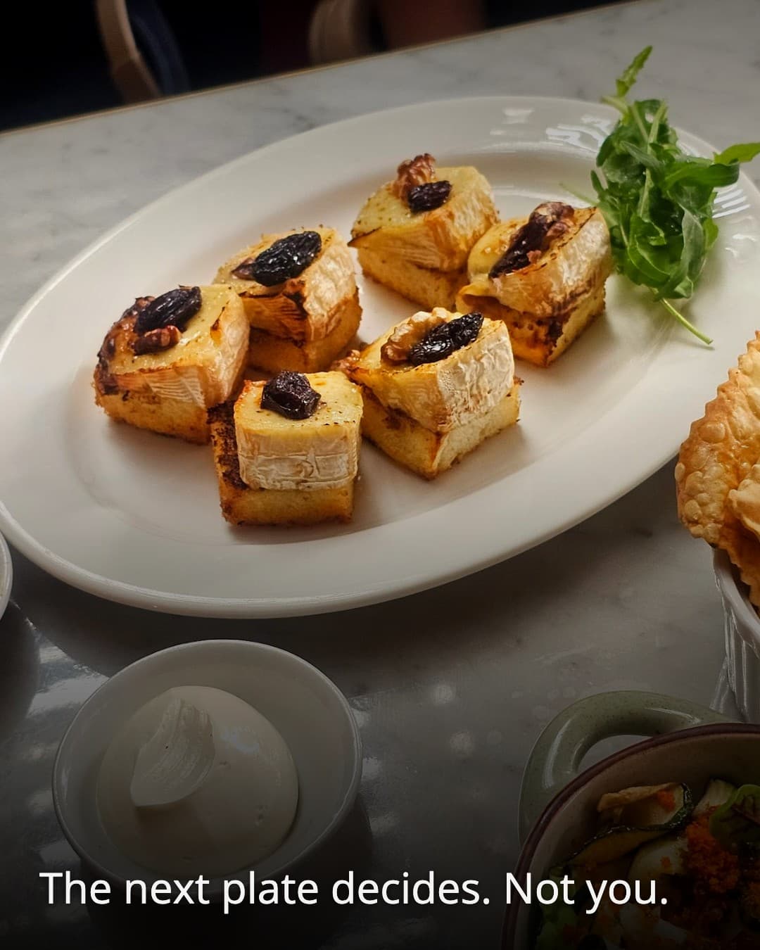 Osteria Gia Plaza Indonesia appetizer