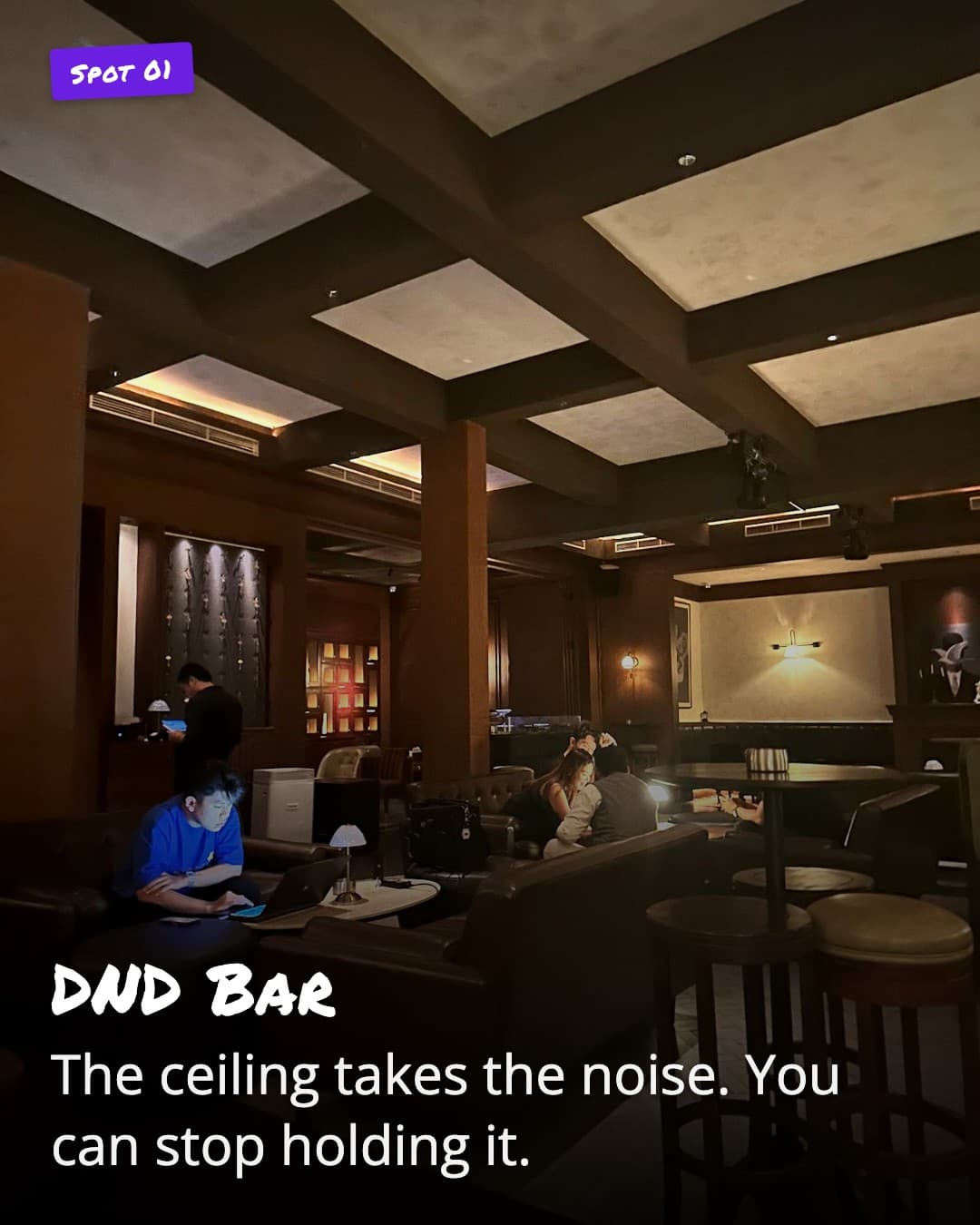 DND Bar ceiling