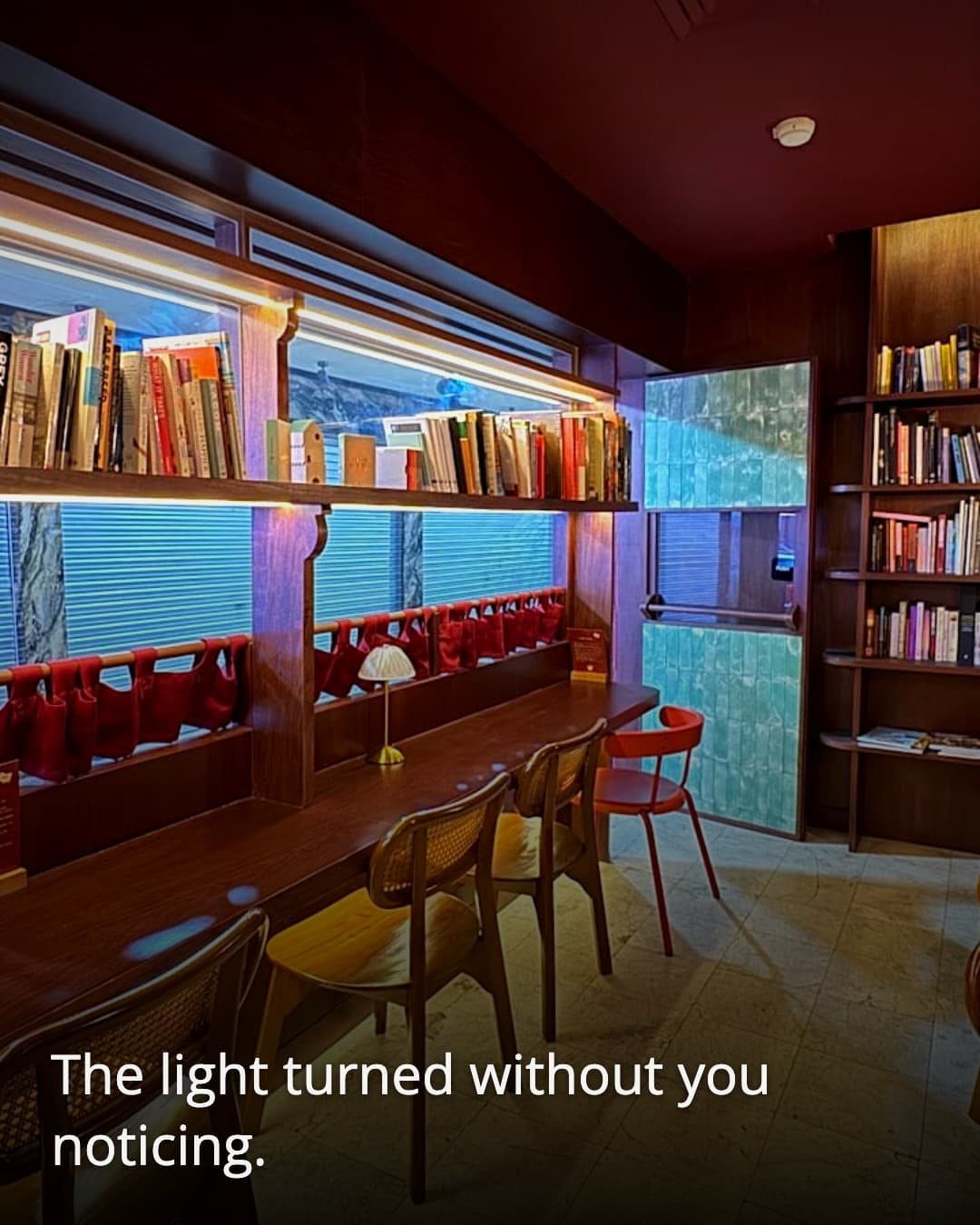 LBRY Slow Coffee Bar reading nook