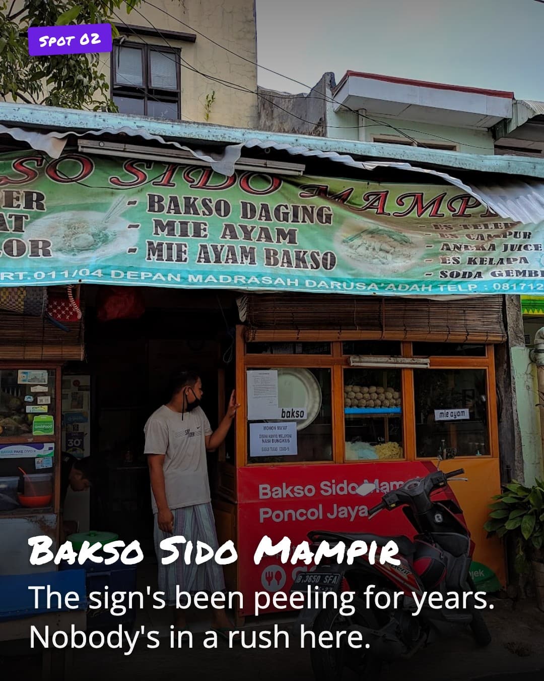 Bakso Sido Mampir warung front